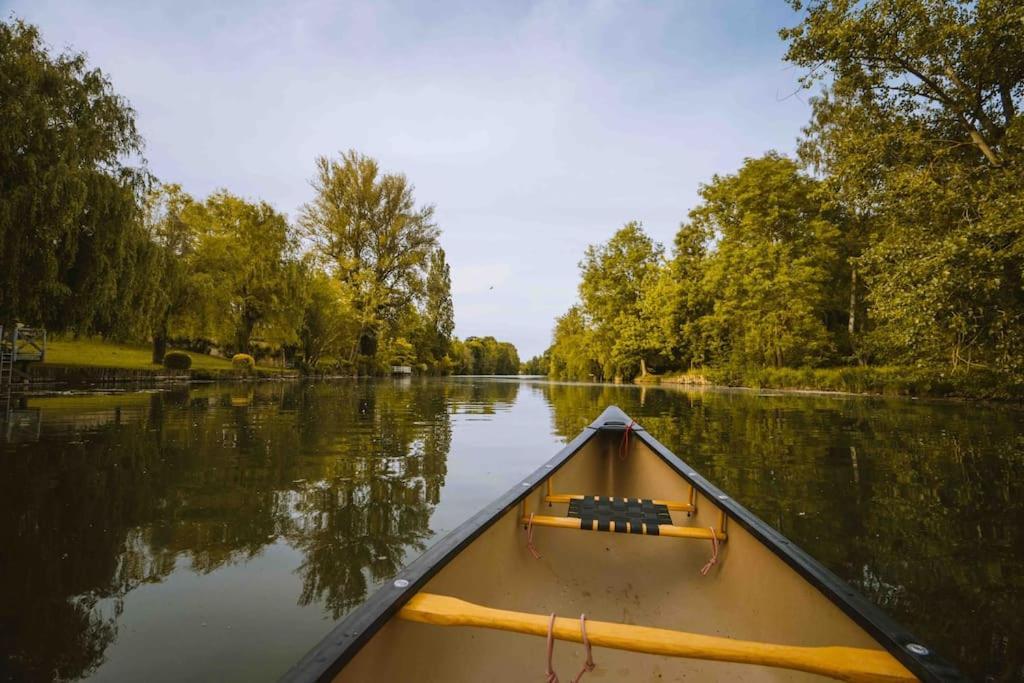 Le Chalet Du Bout Du Monde, En Bord De Riviere ! Grez-sur-Loing Bagian luar foto