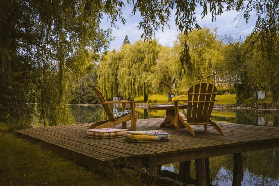 Le Chalet Du Bout Du Monde, En Bord De Riviere ! Grez-sur-Loing Bagian luar foto